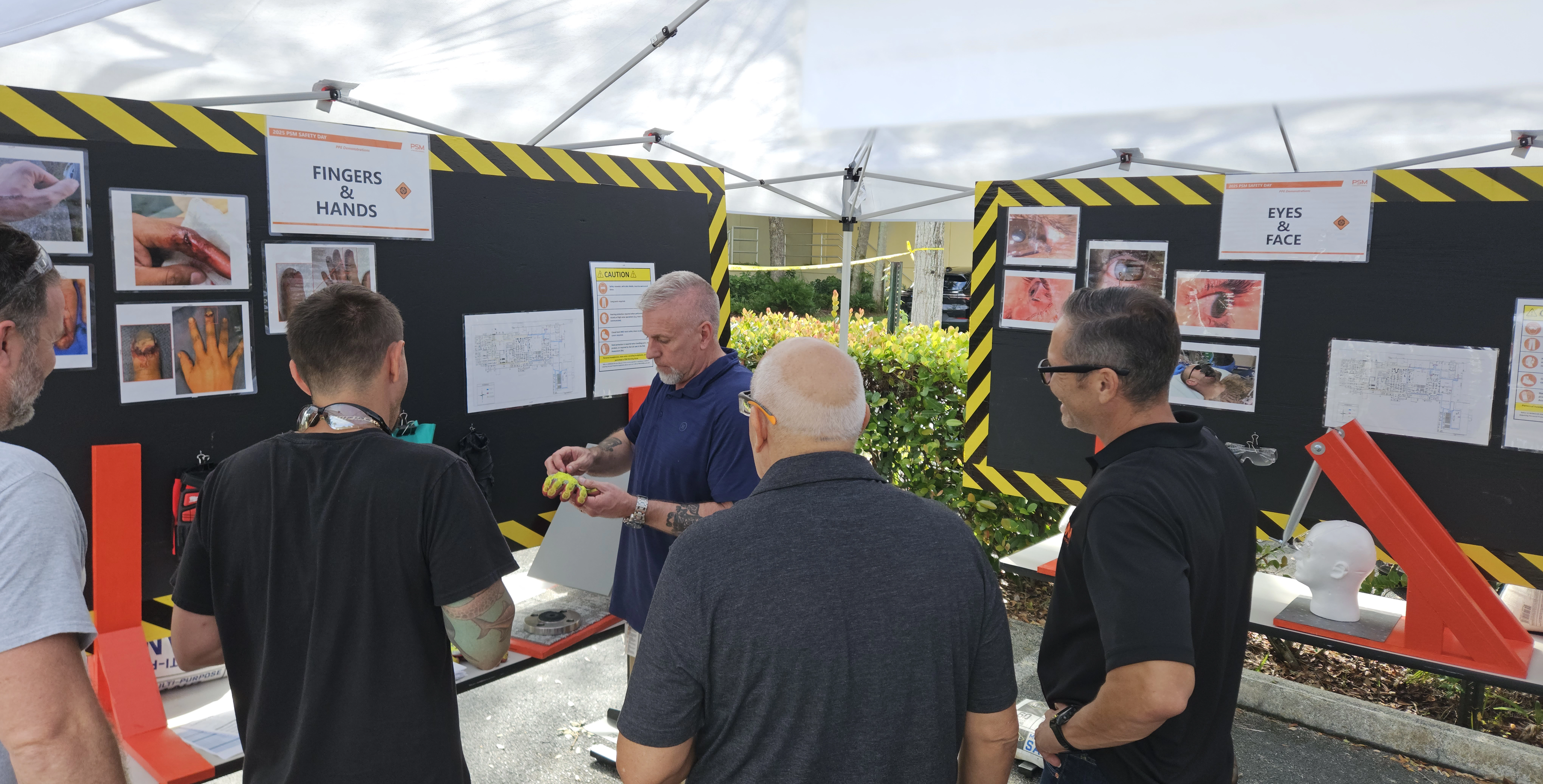 PSM Safety Day learning about protection